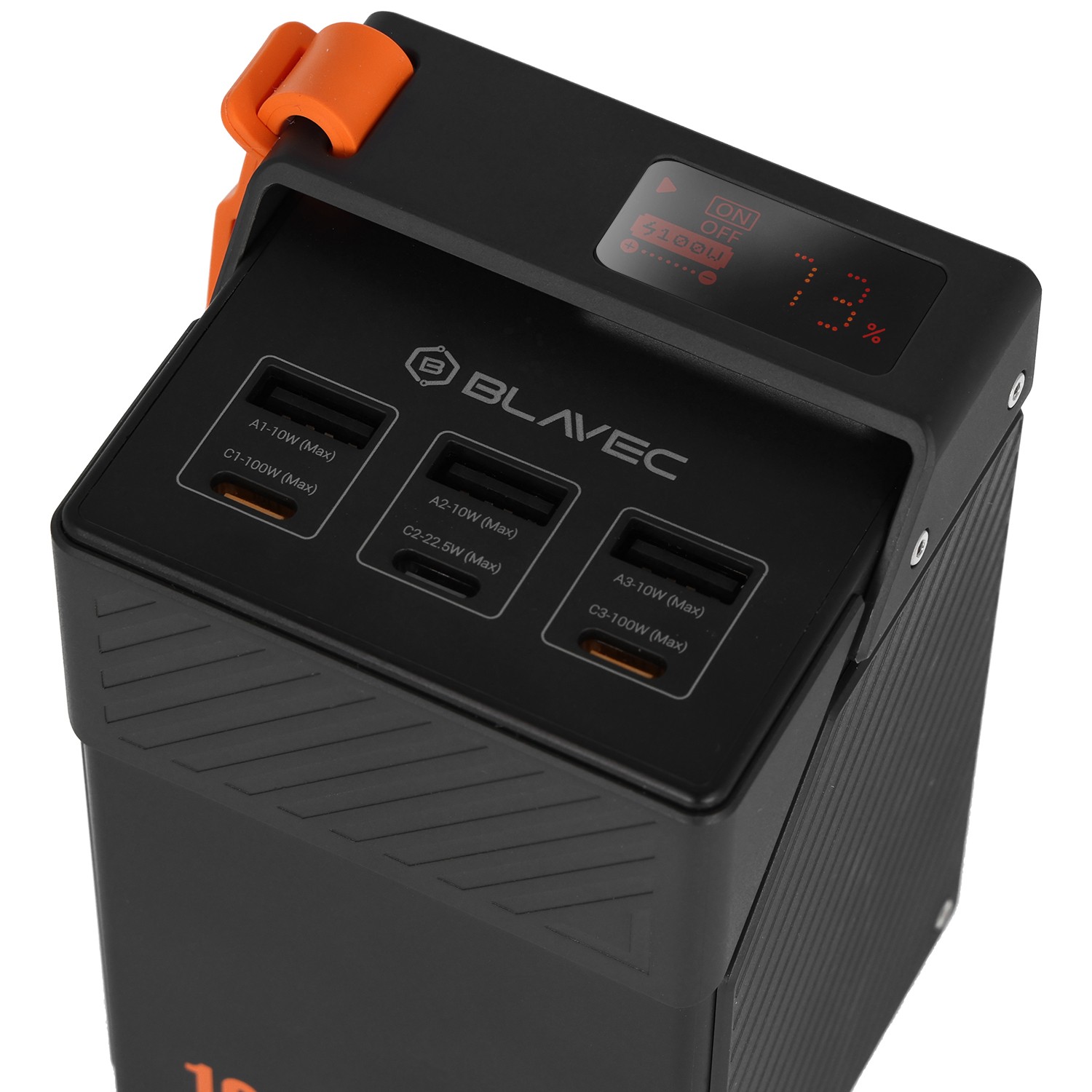 Power Bank Blavec 50000mAh 100W 3xUSB-C 3xUSB-A czarny myPhone Hammer 4 Plus / 4 Power Bank Blavec 50000mAh 100W 3xUSB-C 3xUSB-A czarny myPhone Hammer 4 Plus / 4