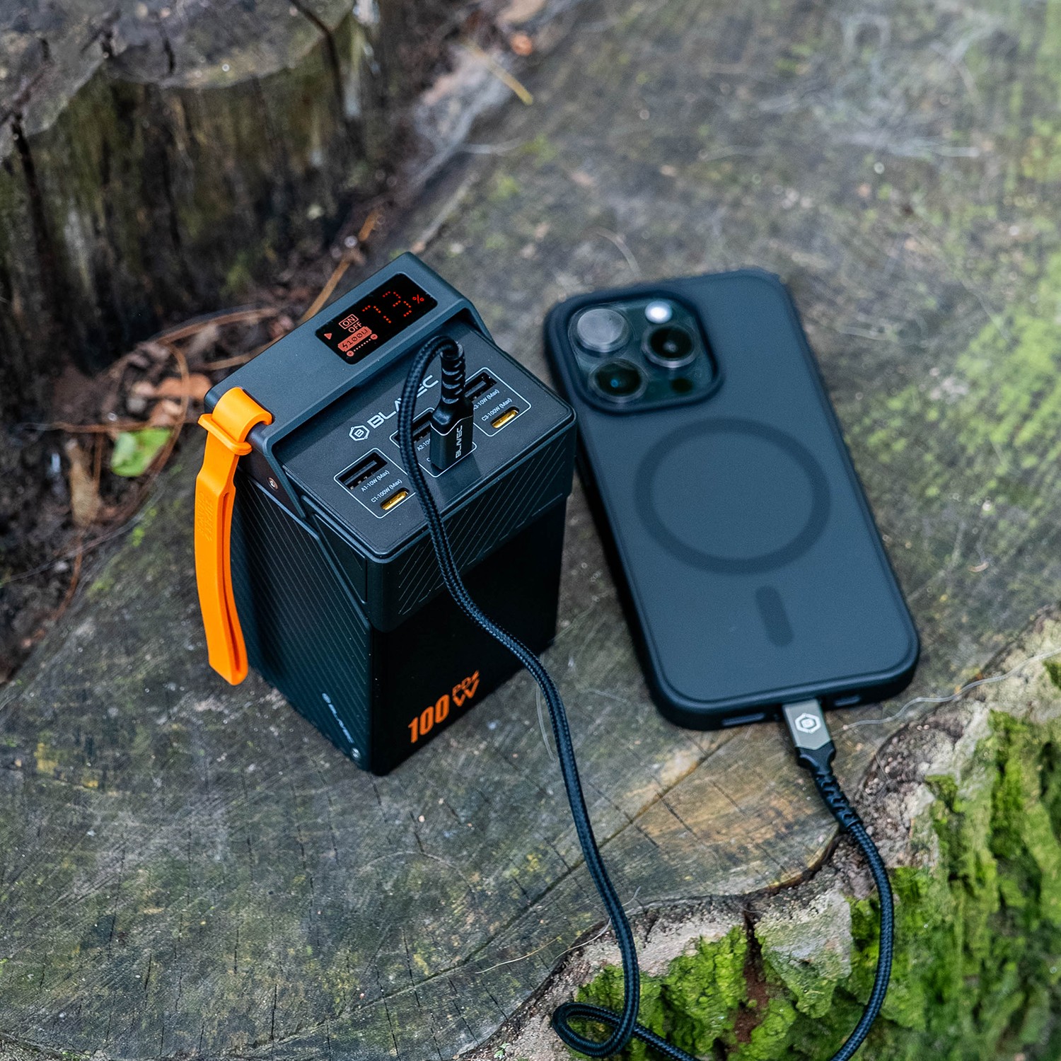 Power Bank Blavec 50000mAh 100W 3xUSB-C 3xUSB-A czarny myPhone Hammer 4 Plus / 6 Power Bank Blavec 50000mAh 100W 3xUSB-C 3xUSB-A czarny myPhone Hammer 4 Plus / 6