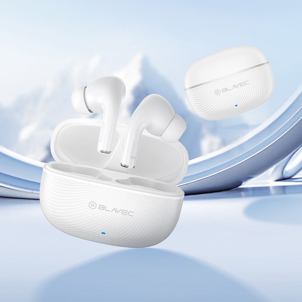 Blavec S�uchawki Bluetooth TWS BW-02 Carbon bia�e Samsung Galaxy Grand Prime (G530) / 3