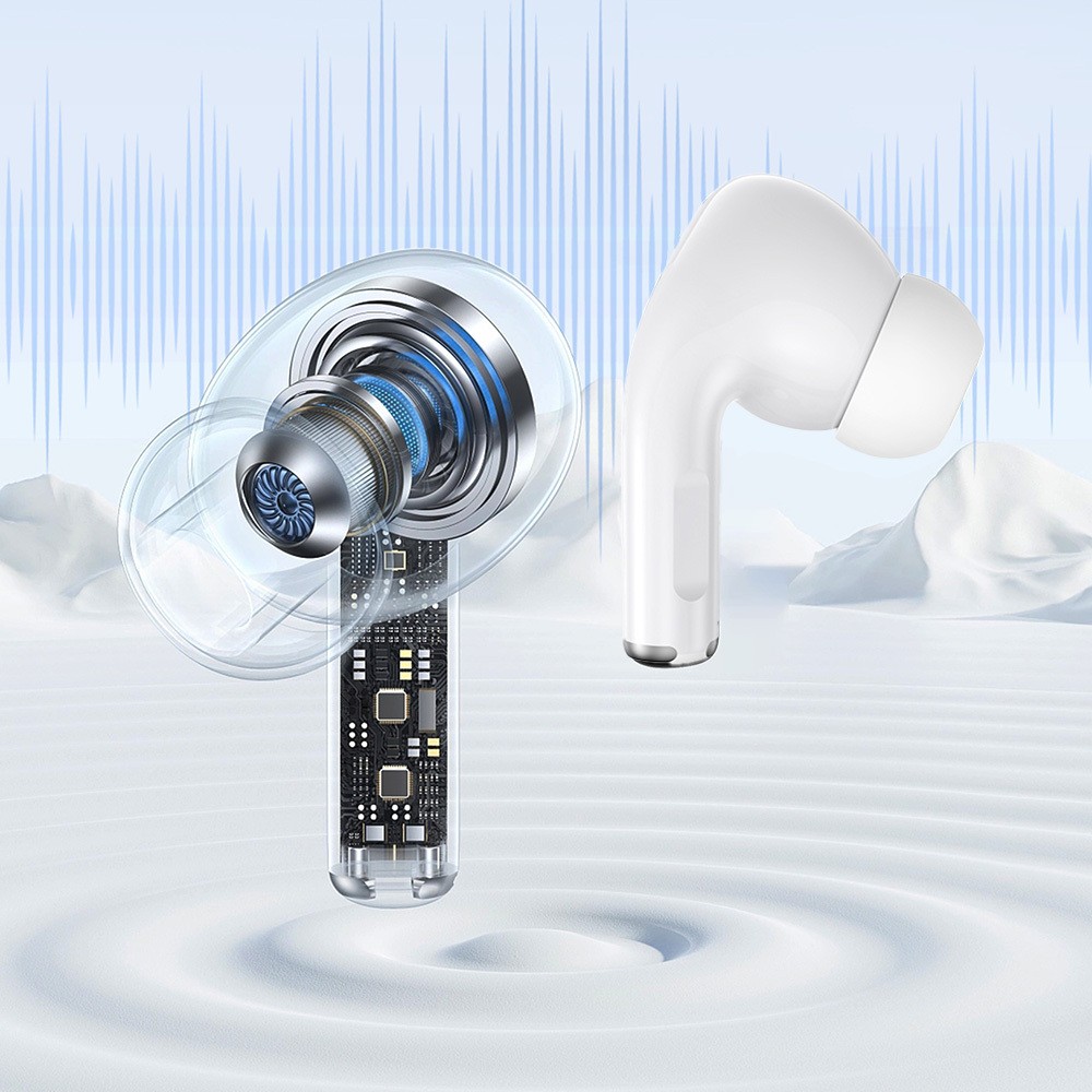 Blavec S�uchawki Bluetooth TWS BW-02 Carbon bia�e Samsung Galaxy Grand Prime (G530) / 4