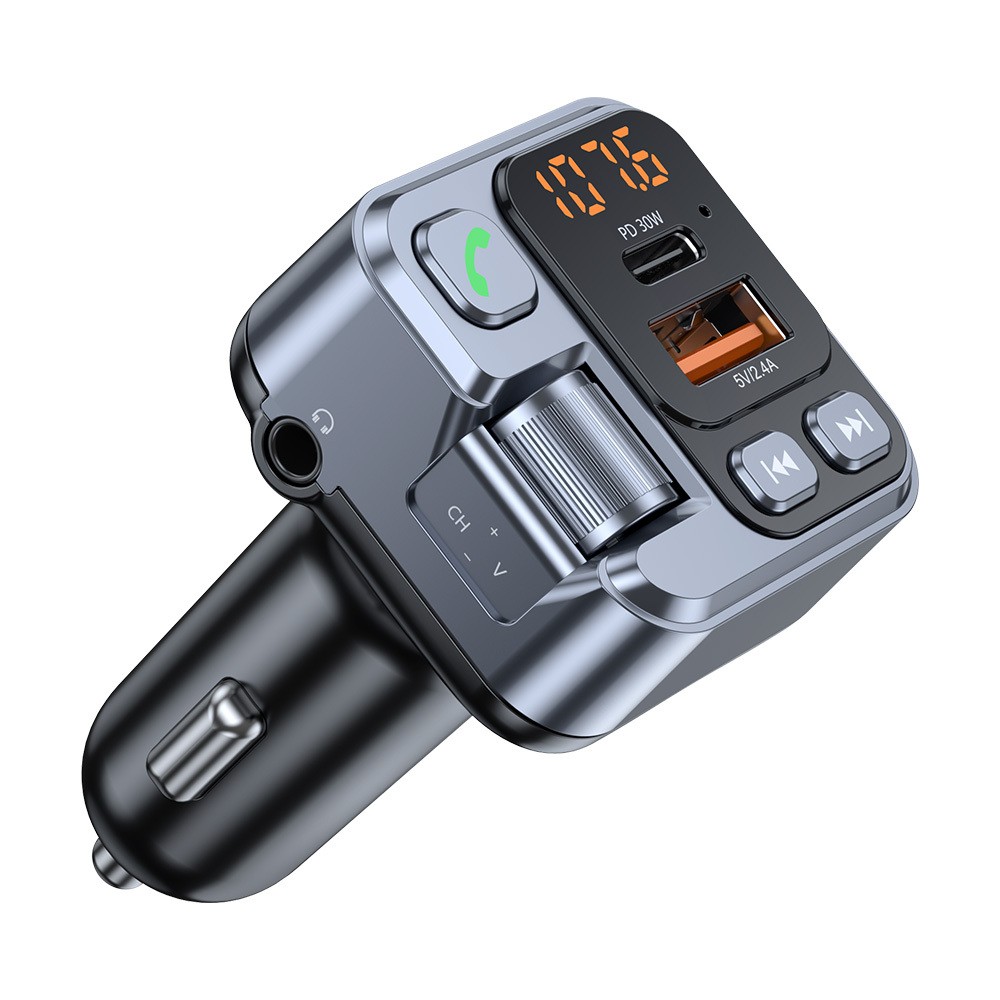 Blavec Transmiter FM TR-05 30W USB-C Bluetooth czarny Motorola Moto G54 5G Power / 3