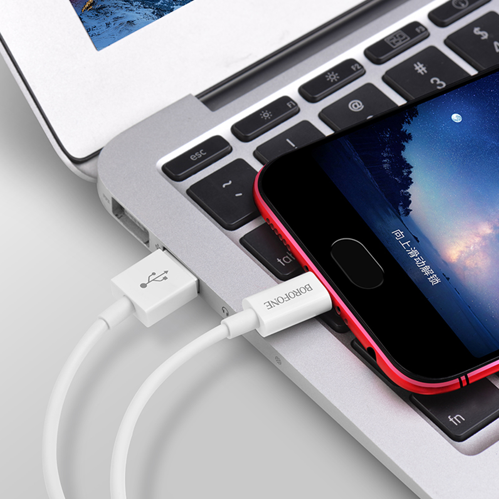 Borofone Kabel BX22 Bloom micro bia�y 1m / 7