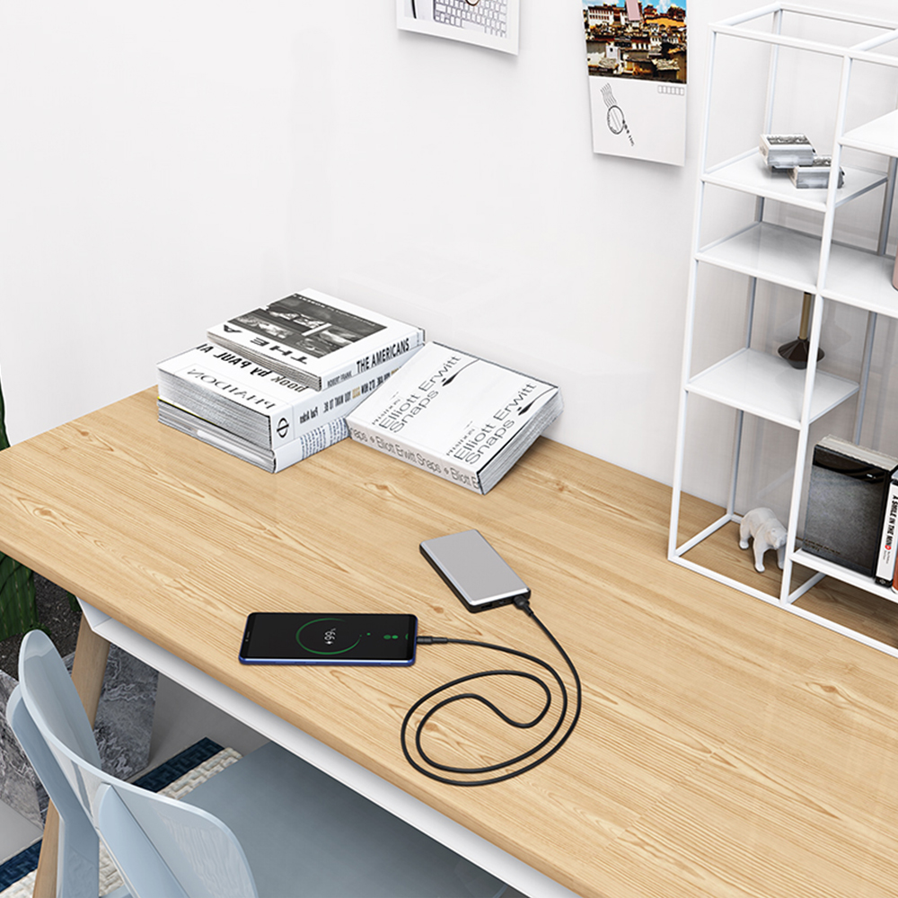 Borofone Kabel BX30 Silicone typ-C czarny 3A 1m / 4