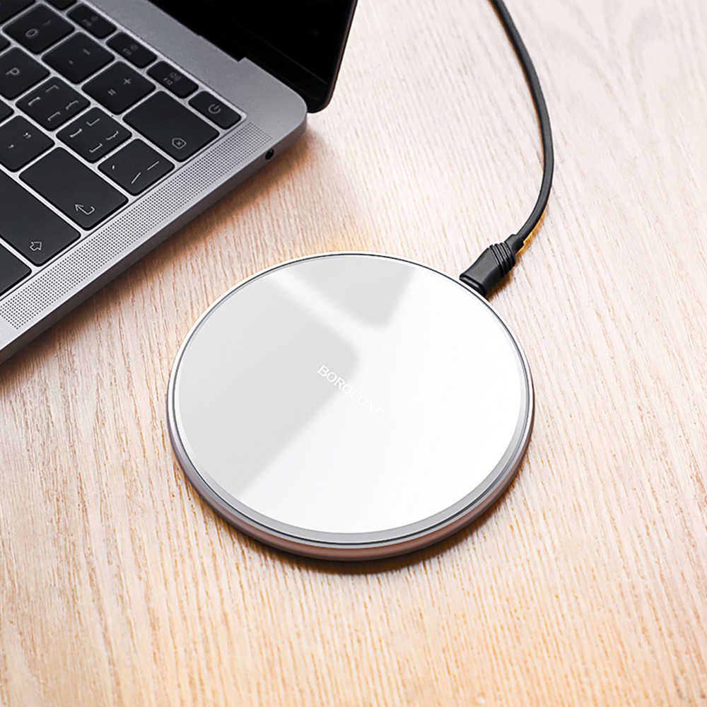 Borofone �adowarka indukcyjna BQ3 Preference srebrna / 3