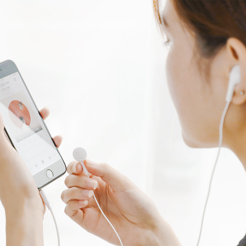 Borofone S�uchawki przewodowe BM40 Sage bia�e / 3