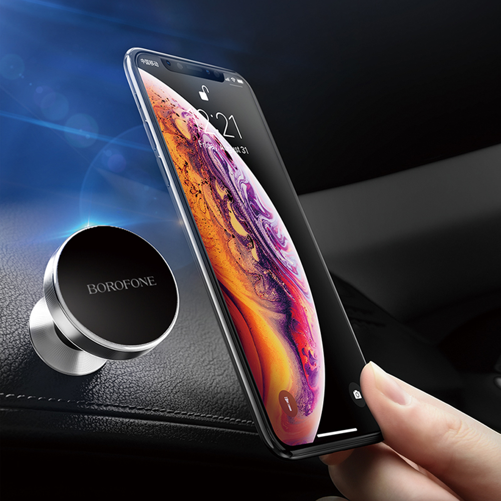 Borofone Uchwyt samochodowy BH5 Platinum srebrny magnetyczny na desk� / 5
