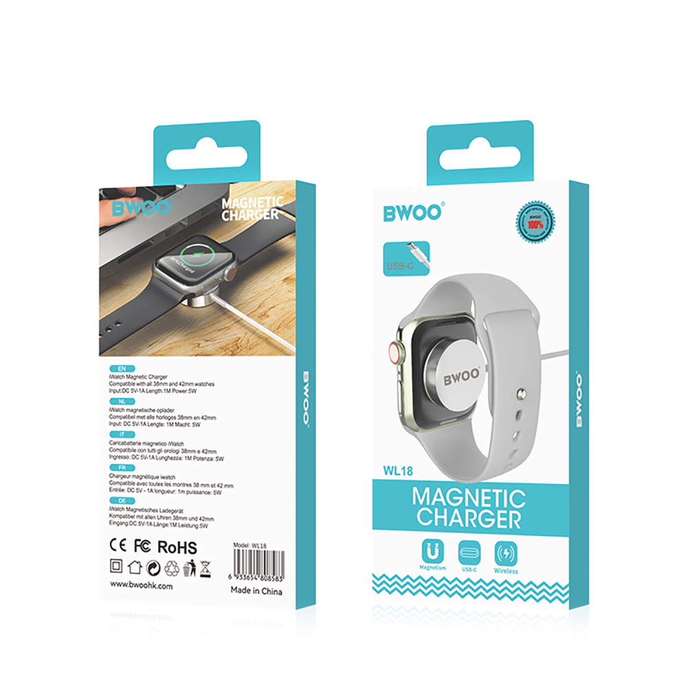 BWOO 5W bezprzewodowa �adowarka magnetyczna WL-18 do Apple Watch / 6