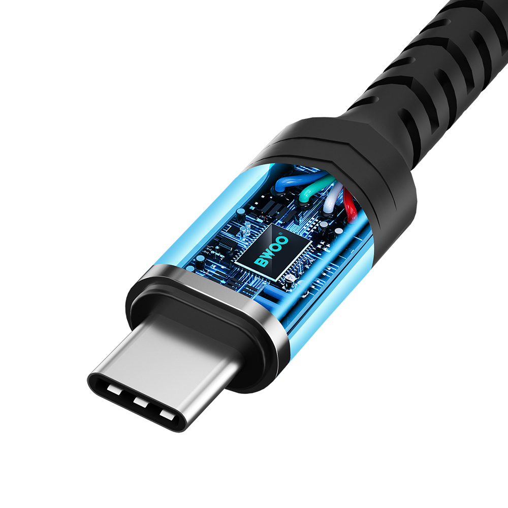 BWOO adapter BZ47 aux 3,5 mm do USB-C czarny / 4