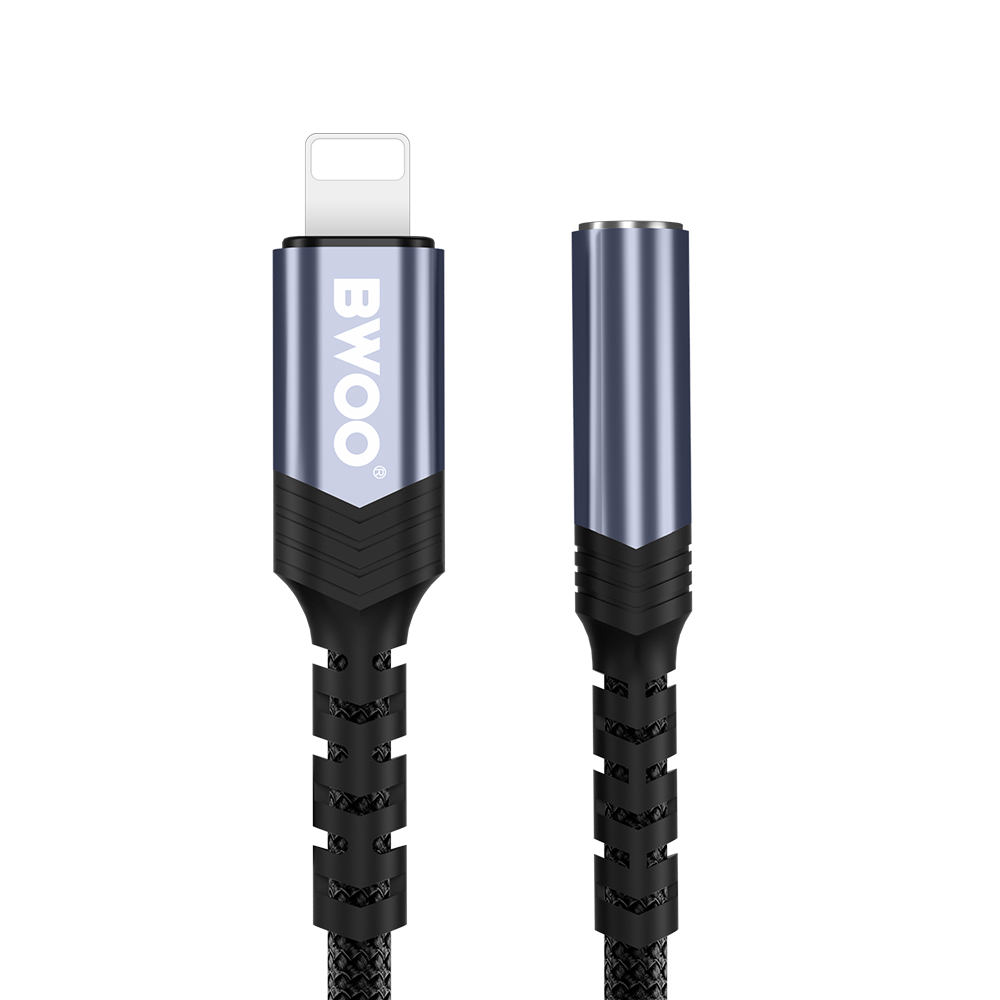BWOO adapter BZ48 aux 3,5 mm do lightning czarny / 4