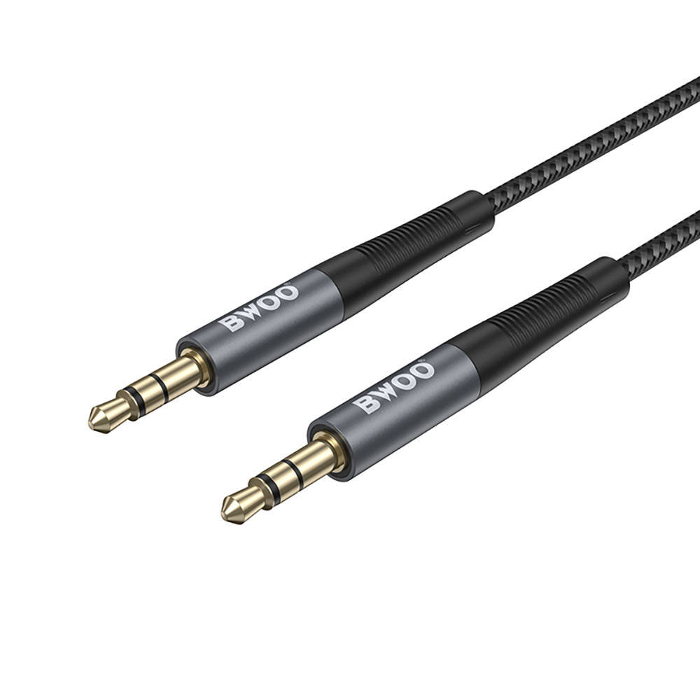 BWOO kabel BO-AUX064 Nylon braided+Aluminum-alloy shell aux 3.5mm do 3.5mm / 2