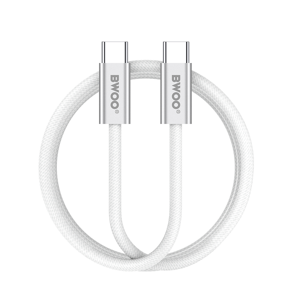 BWOO kabel Pleciony USB-C - USB-C 1m 240W Superszybkie �adowanie BO-X317C-C