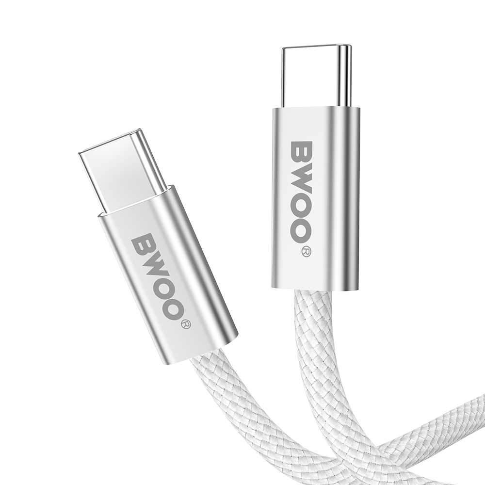 BWOO kabel Pleciony USB-C - USB-C 1m 240W Superszybkie �adowanie BO-X317C-C / 3