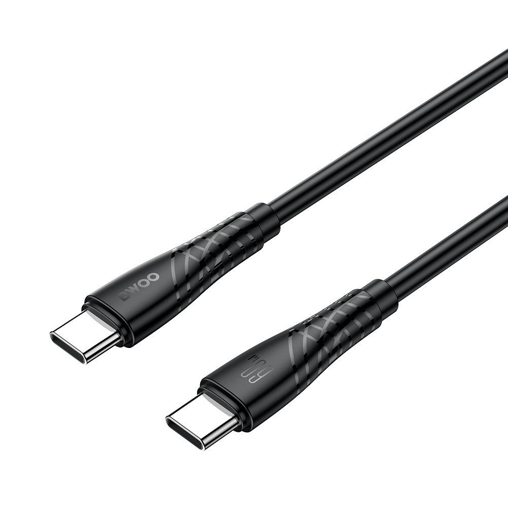 BWOO kabel USB-C - USB-C 1m 60W 3A czarny BO-X318C-C / 2