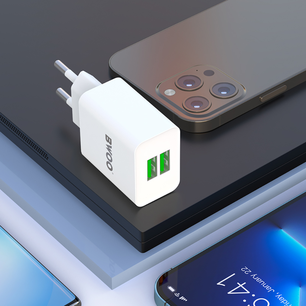 BWOO �adowarka sieciowa BO-CDA123 5V 2,4A Wall charger 2 x USB-A / 4