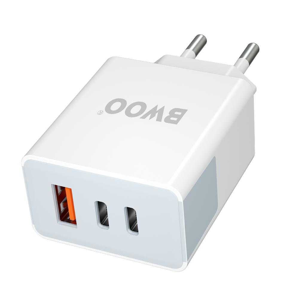 BWOO �adowarka sieciowa CDA133 40W wall charger 2 x USB-C ,1 x USB-A / 4