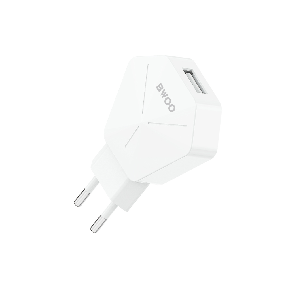 BWOO �adowarka sieciowa CDA15 1x USB 2A bia�a