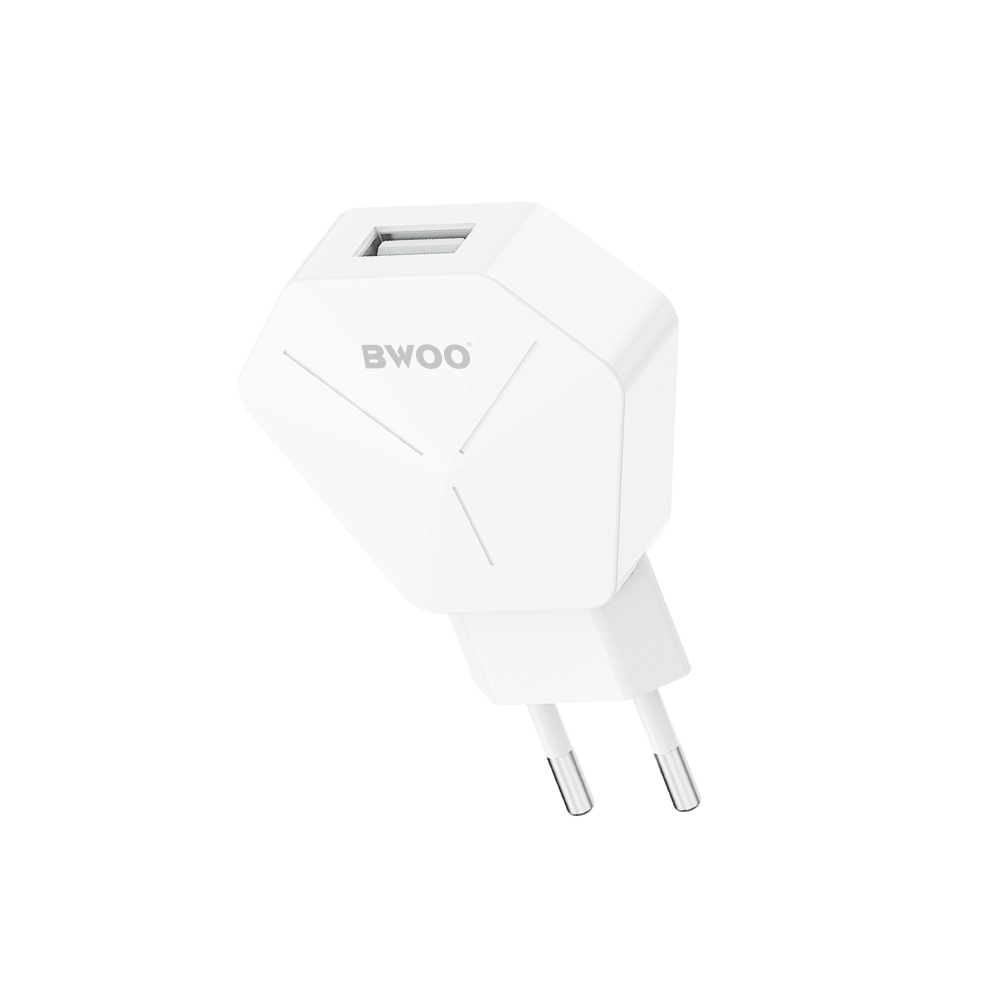 BWOO adowarka sieciowa CDA15 1x USB 2A biaa / 2