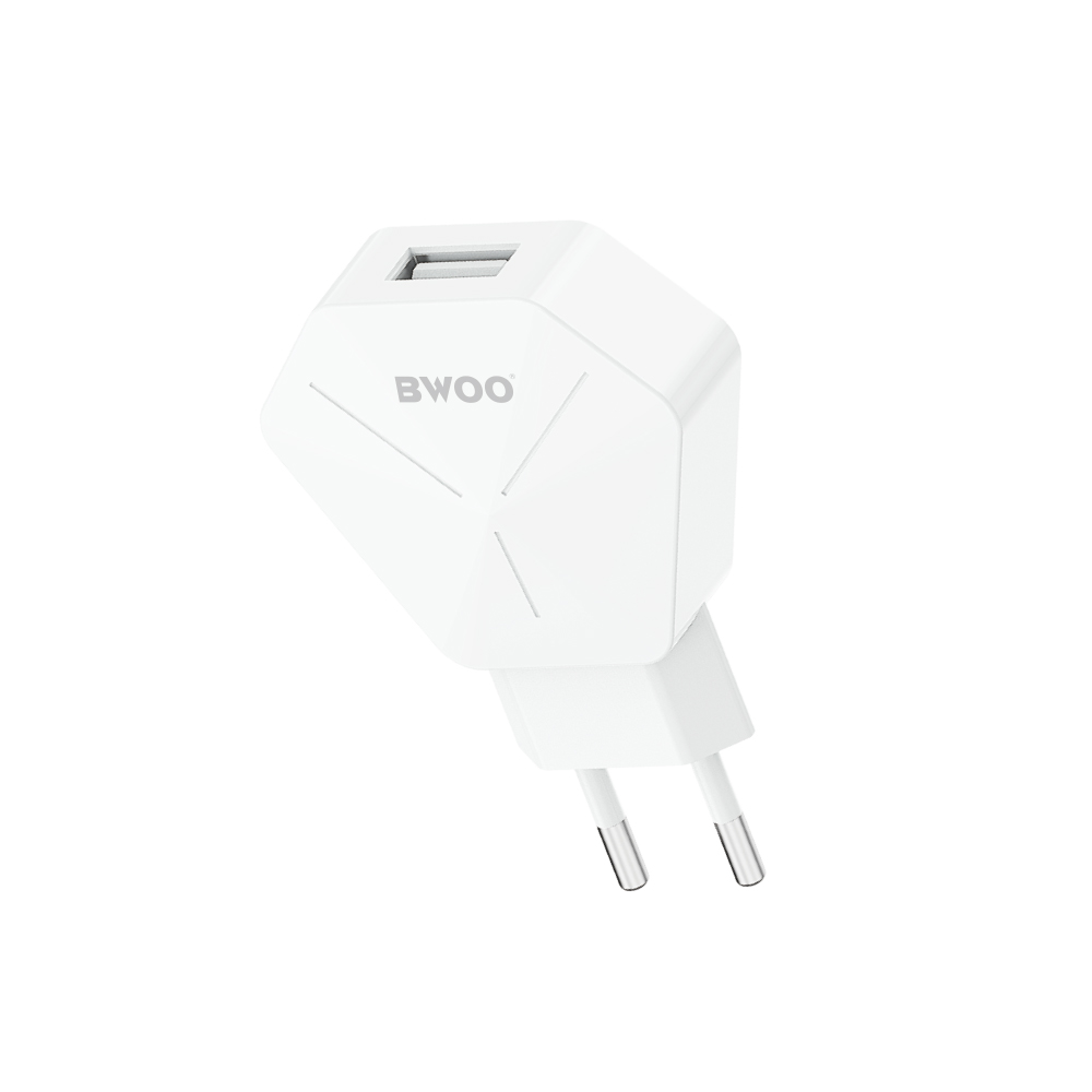 BWOO �adowarka sieciowa CDA15 1x USB 2A bia�a / 2
