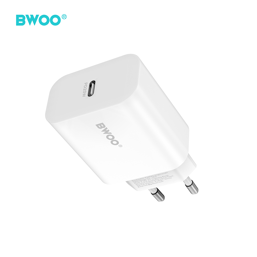 BWOO �adowarka sieciowa CDA233 PD 20W 1x USB-C bia�a / 2