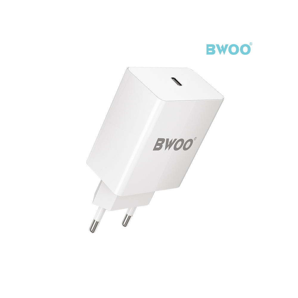 BWOO �adowarka sieciowa CDA68 PD 20W 1x USB-C bia�a