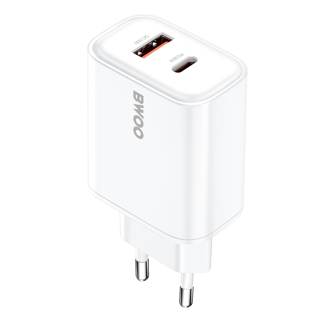 BWOO �adowarka sieciowa PD CDA207 1x USB 1xUSB-C 36W bia�y