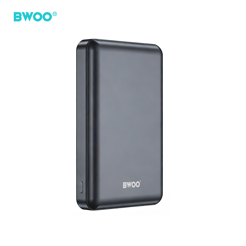 BWOO P82 BO power bank 10000mah 15w �adowanie bezprzewodowe ciemnoszary / 4