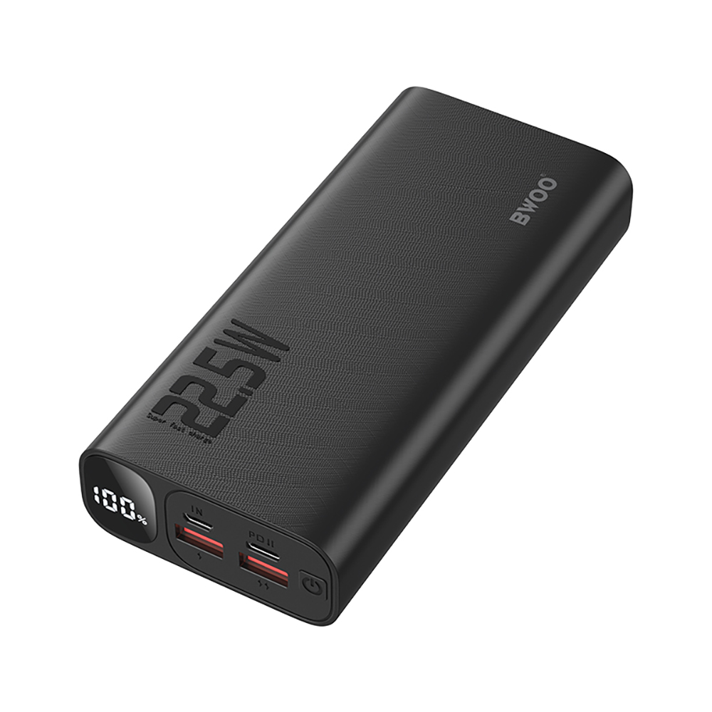 BWOO Power bank 20W, 20000 mAh z wy�wietlaczem LCD, czarny / 2