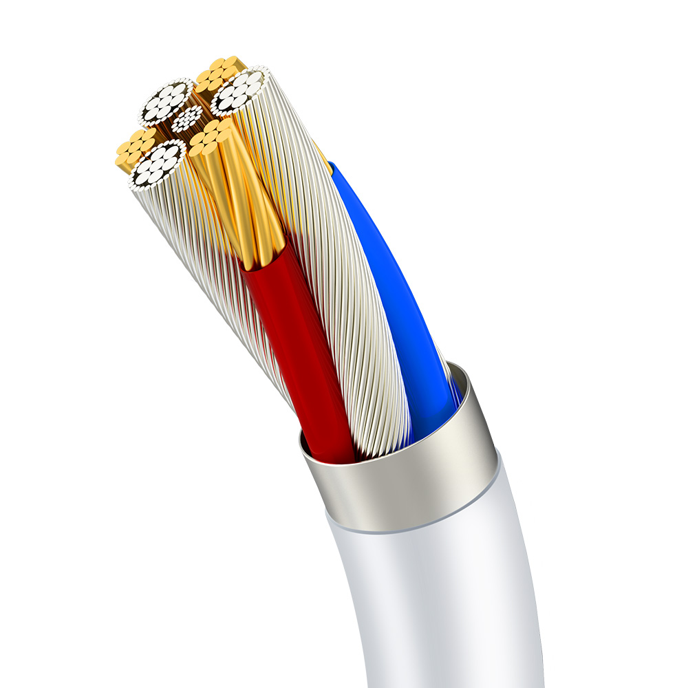 BWOO s�uchawki BO-HF10 Wired Earphone lightning stereo bia�e / 4