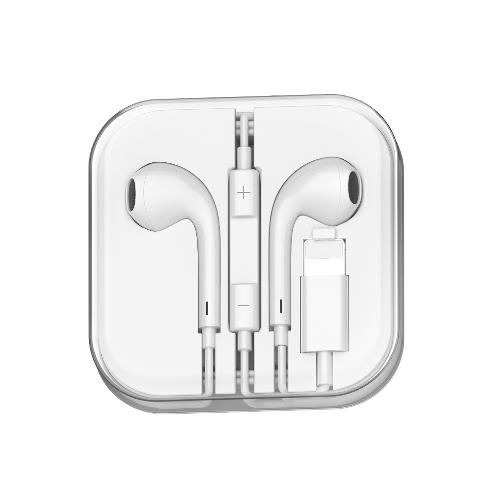 BWOO s�uchawki BO-HF10 Wired Earphone lightning stereo bia�e / 5