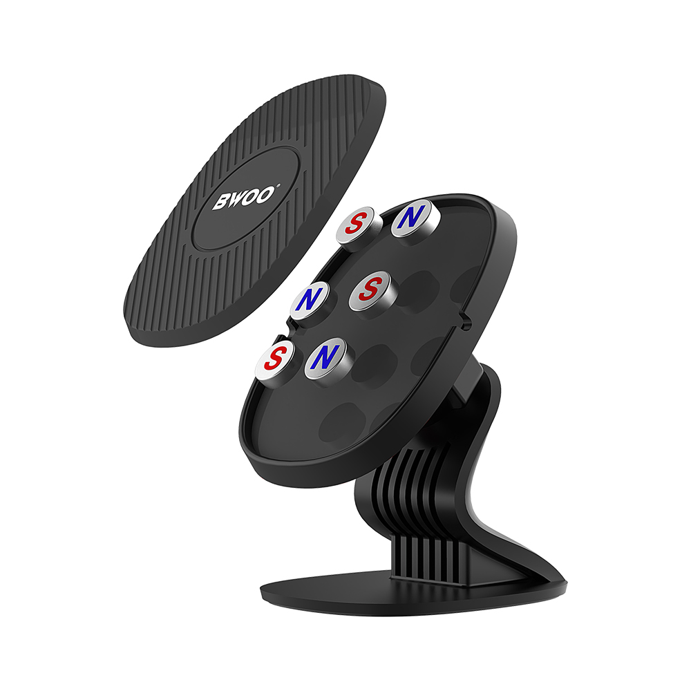 BWOO uchwyt samochodowy ZJ101 magnetyczny czarny / 2