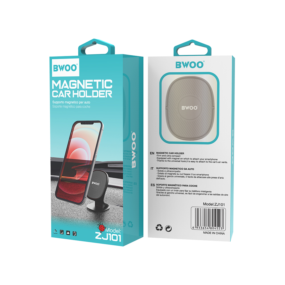 BWOO uchwyt samochodowy ZJ101 magnetyczny czarny / 3