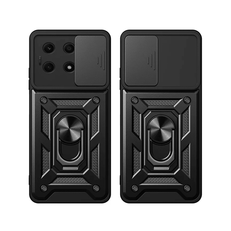 Pokrowiec Camshield Case czarny Honor X8a Pokrowiec Camshield Case czarny Honor X8a