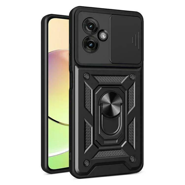 Pokrowiec Camshield Case czarny Motorola Moto G55 5G / 5