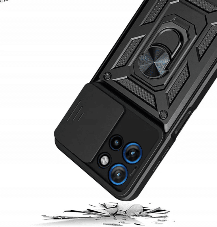 Pokrowiec Camshield Case czarny Motorola Moto G75 5G / 5