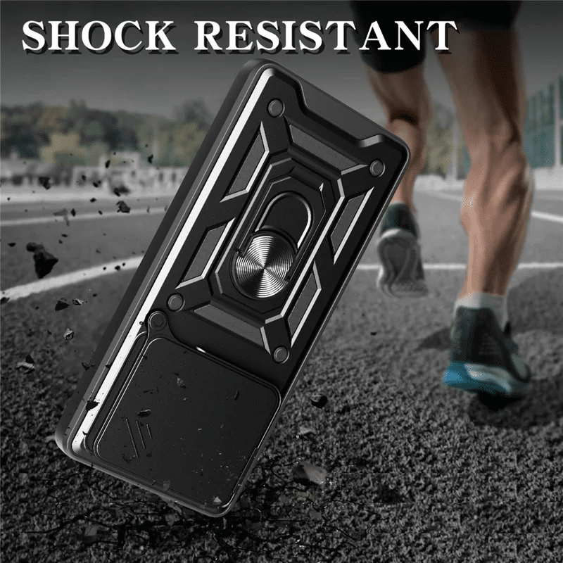 Pokrowiec Camshield Case czarny Oppo A5 5G / 3