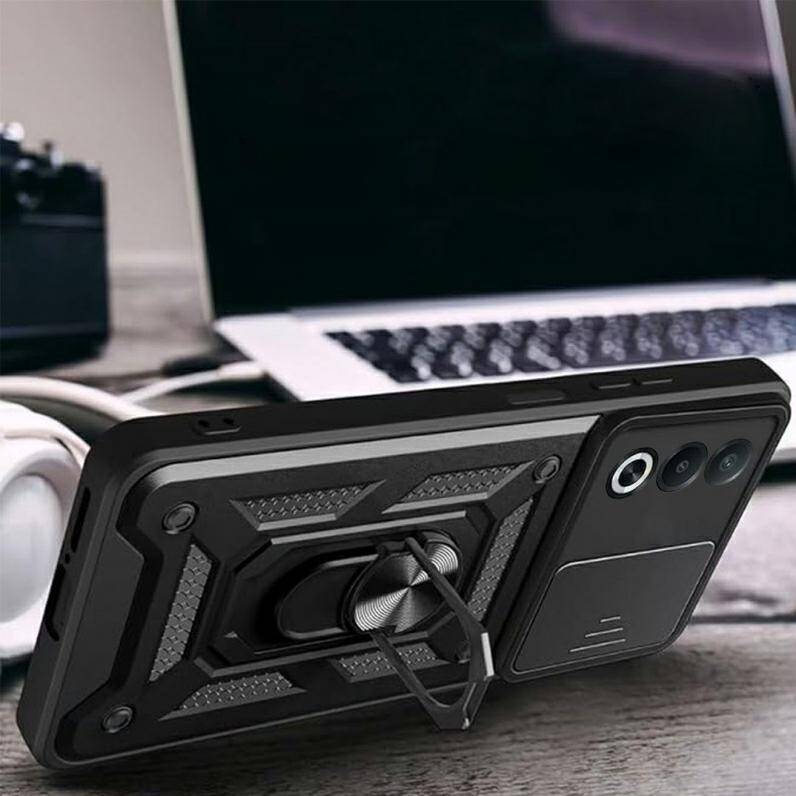 Pokrowiec Camshield Case czarny Oppo A80 5G / 6 Pokrowiec Camshield Case czarny Oppo A80 5G / 6