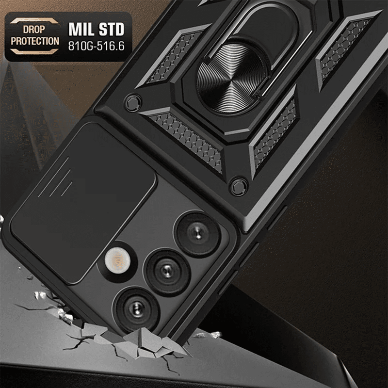 Pokrowiec Camshield Case czarny Samsung Galaxy A57 5G / 2