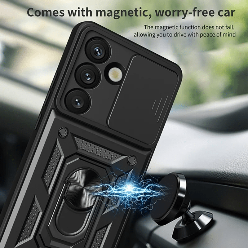 Pokrowiec Camshield Case czarny Samsung Galaxy A57 5G / 3