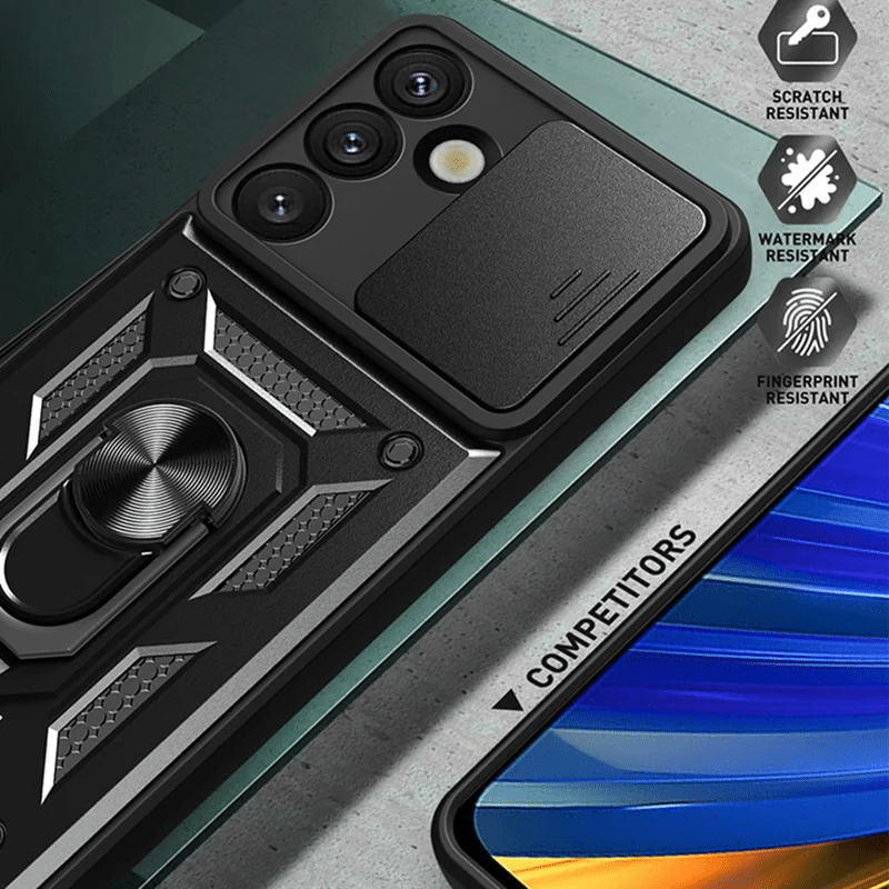 Pokrowiec Camshield Case czarny Samsung Galaxy A57 5G / 4