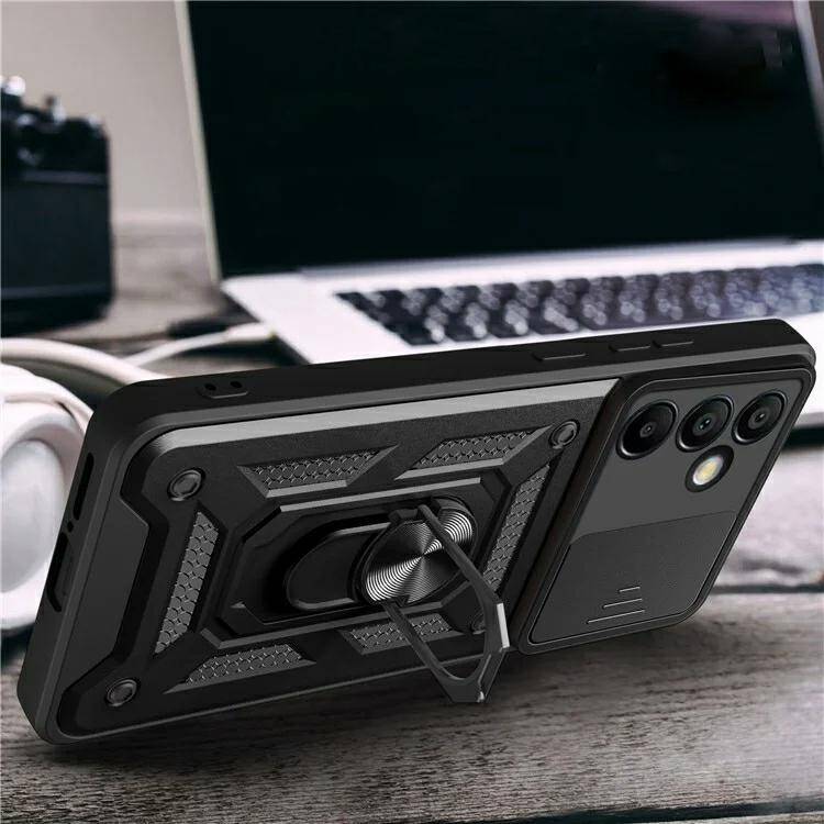 Pokrowiec Camshield Case czarny Samsung Galaxy S24 FE / 6 Pokrowiec Camshield Case czarny Samsung Galaxy S24 FE / 6