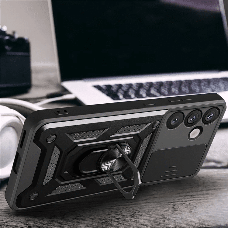 Pokrowiec Camshield Case czarny Samsung Galaxy S25 Plus / 6 Pokrowiec Camshield Case czarny Samsung Galaxy S25 Plus / 6