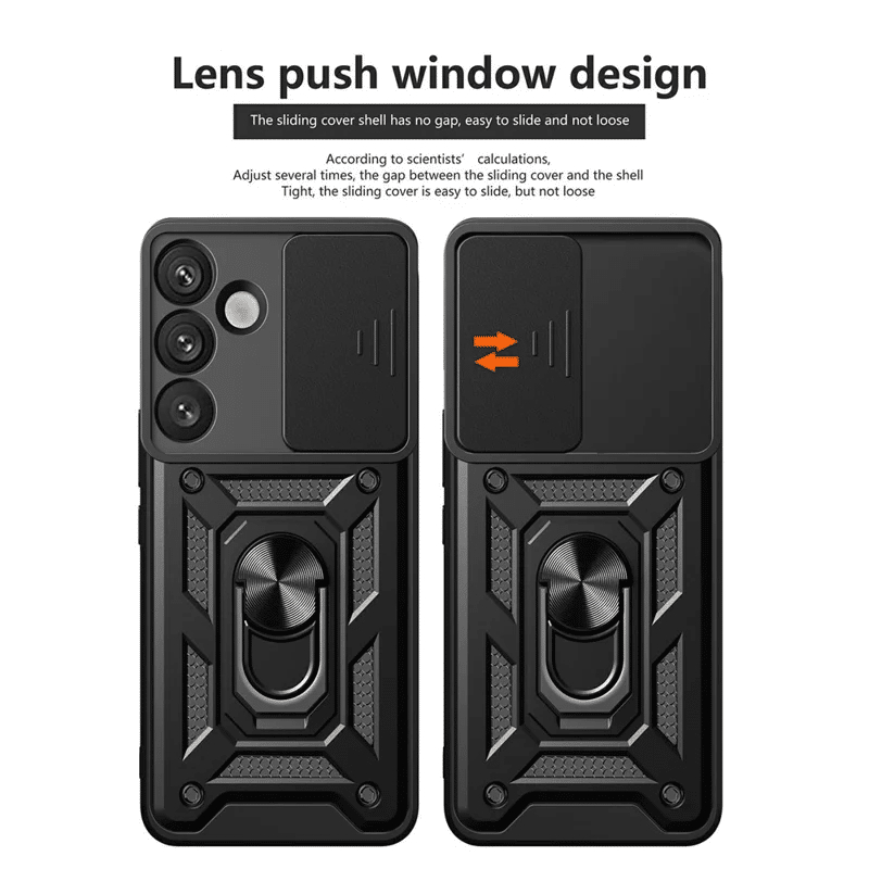 Pokrowiec Camshield Case czarny Samsung Galaxy S26 Plus / 6