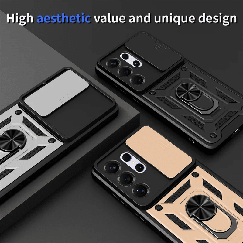 Pokrowiec Camshield Case czarny Samsung Galaxy S26 Ultra / 6