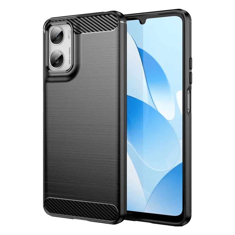 Pokrowiec Carbon Pro czarny Motorola Moto G06 Power / 2