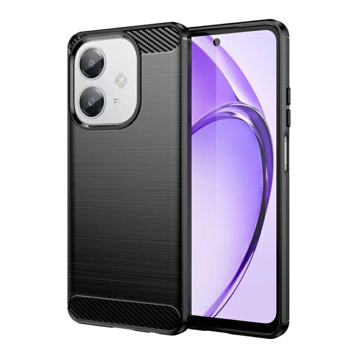 Pokrowiec Carbon Pro czarny Oppo A40 / 5