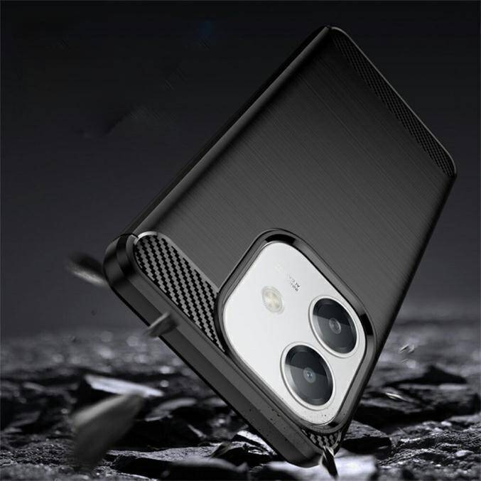 Pokrowiec Carbon Pro czarny Oppo A40 / 6