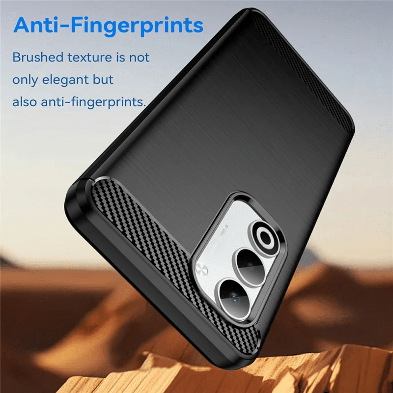 Pokrowiec Carbon Pro czarny Oppo A5 5G / 3 Pokrowiec Carbon Pro czarny Oppo A5 5G / 3