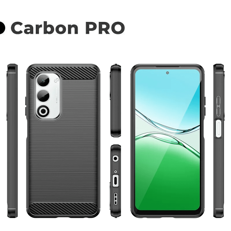 Pokrowiec Carbon Pro czarny Oppo A6 Pro 5G Pokrowiec Carbon Pro czarny Oppo A6 Pro 5G