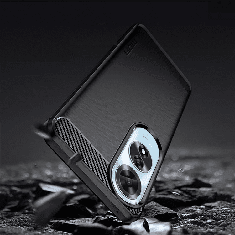 Pokrowiec Carbon Pro czarny Oppo A60 / 6 Pokrowiec Carbon Pro czarny Oppo A60 / 6