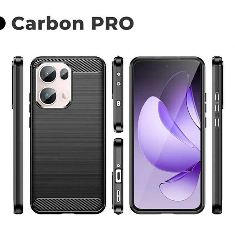 Pokrowiec Carbon Pro czarny Oppo Reno 13 Pro 5G / 4